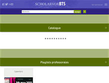 Tablet Screenshot of bts.scholarvox.com