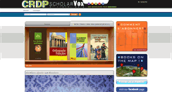 Desktop Screenshot of crdp.scholarvox.com